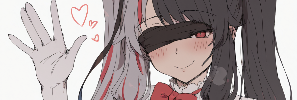 目隠しチャレンジ♡ 誰が来てるかわかんない♡